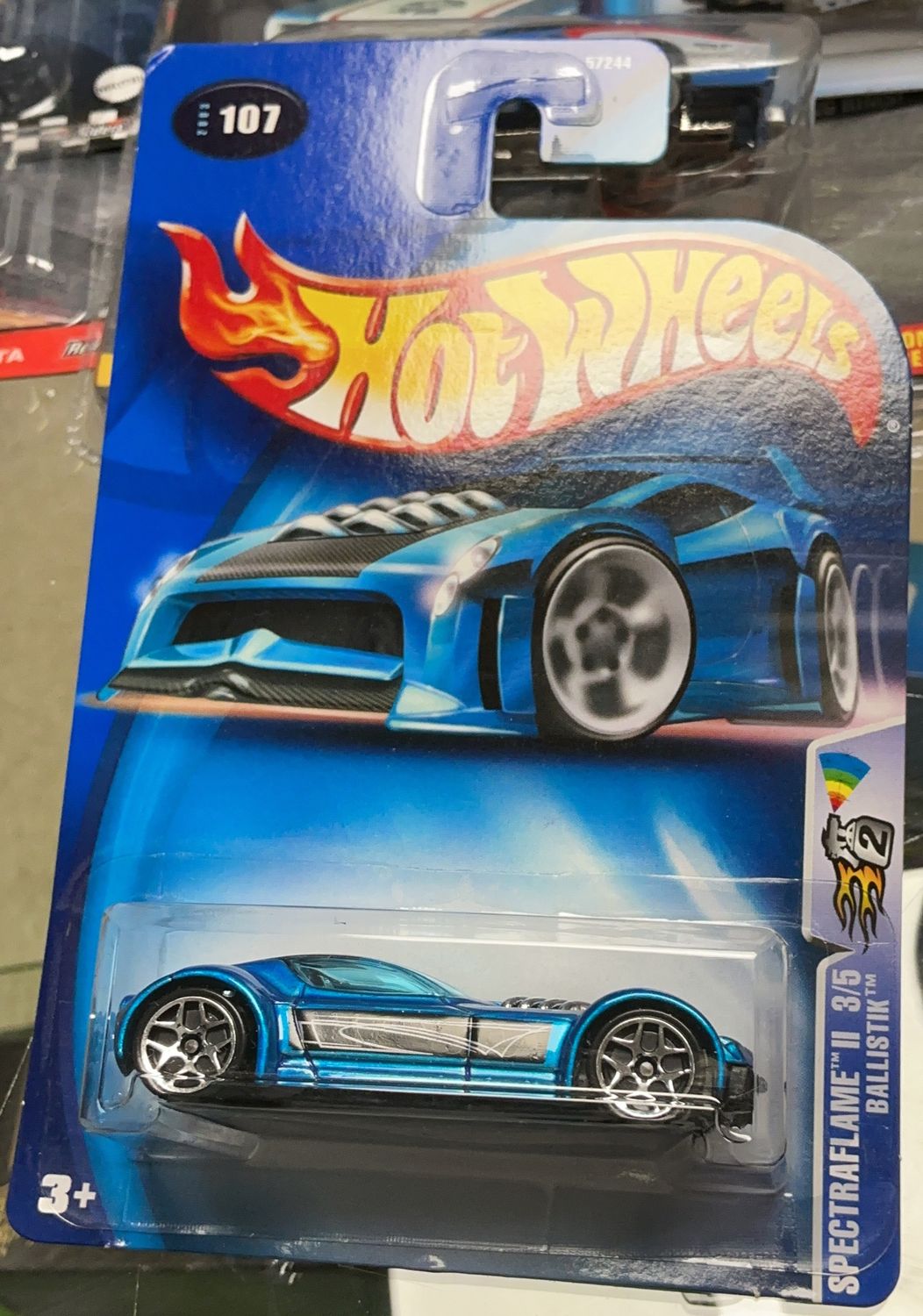 Hot Wheels 2003 ~ Spectraflame II ~ No. 3 of 5 ~ Ballistik ~ Collector No 107