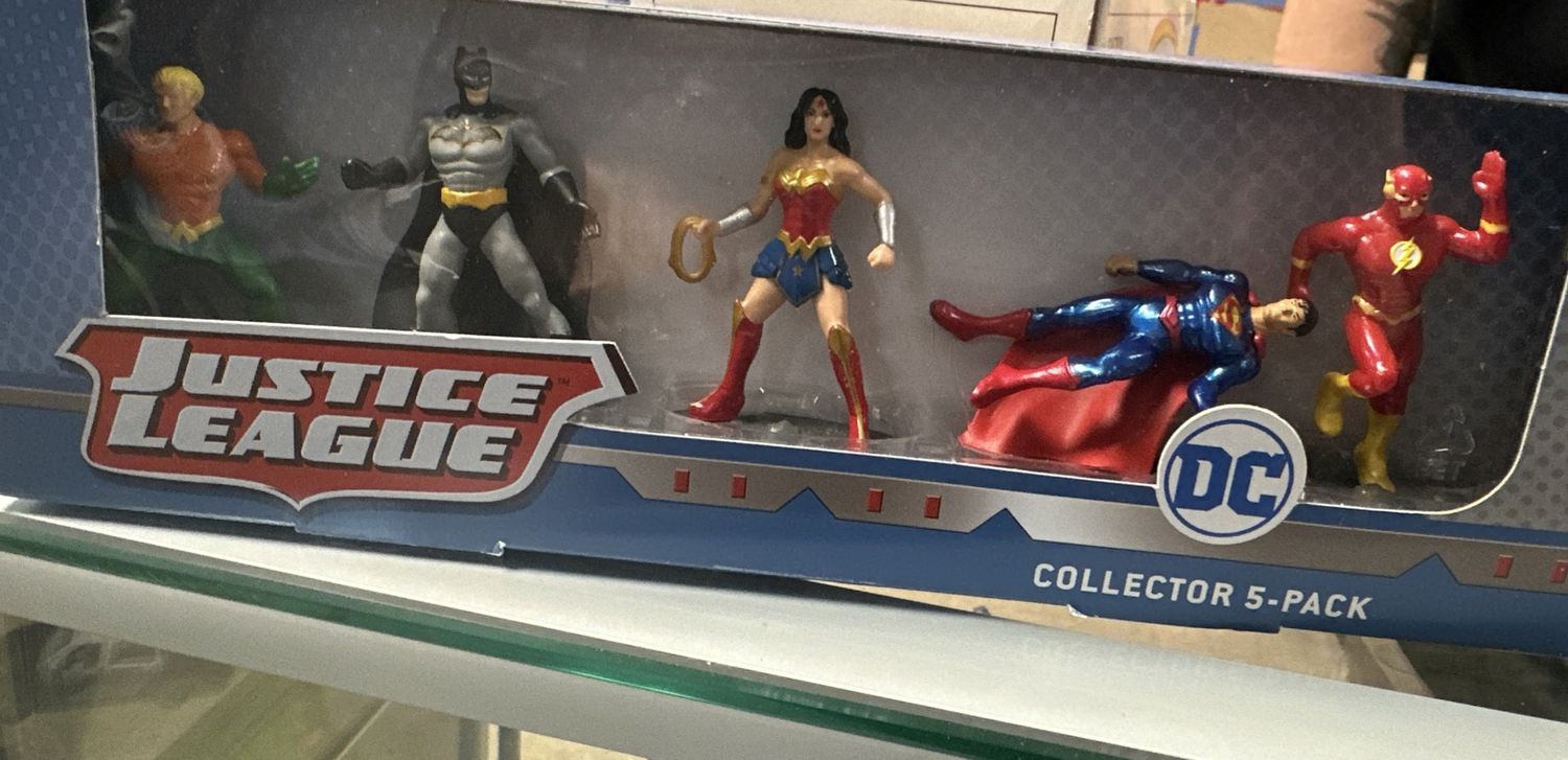Justice League DC Collector 5 Pack Mini Action Figure Set Superman Wonder Woman