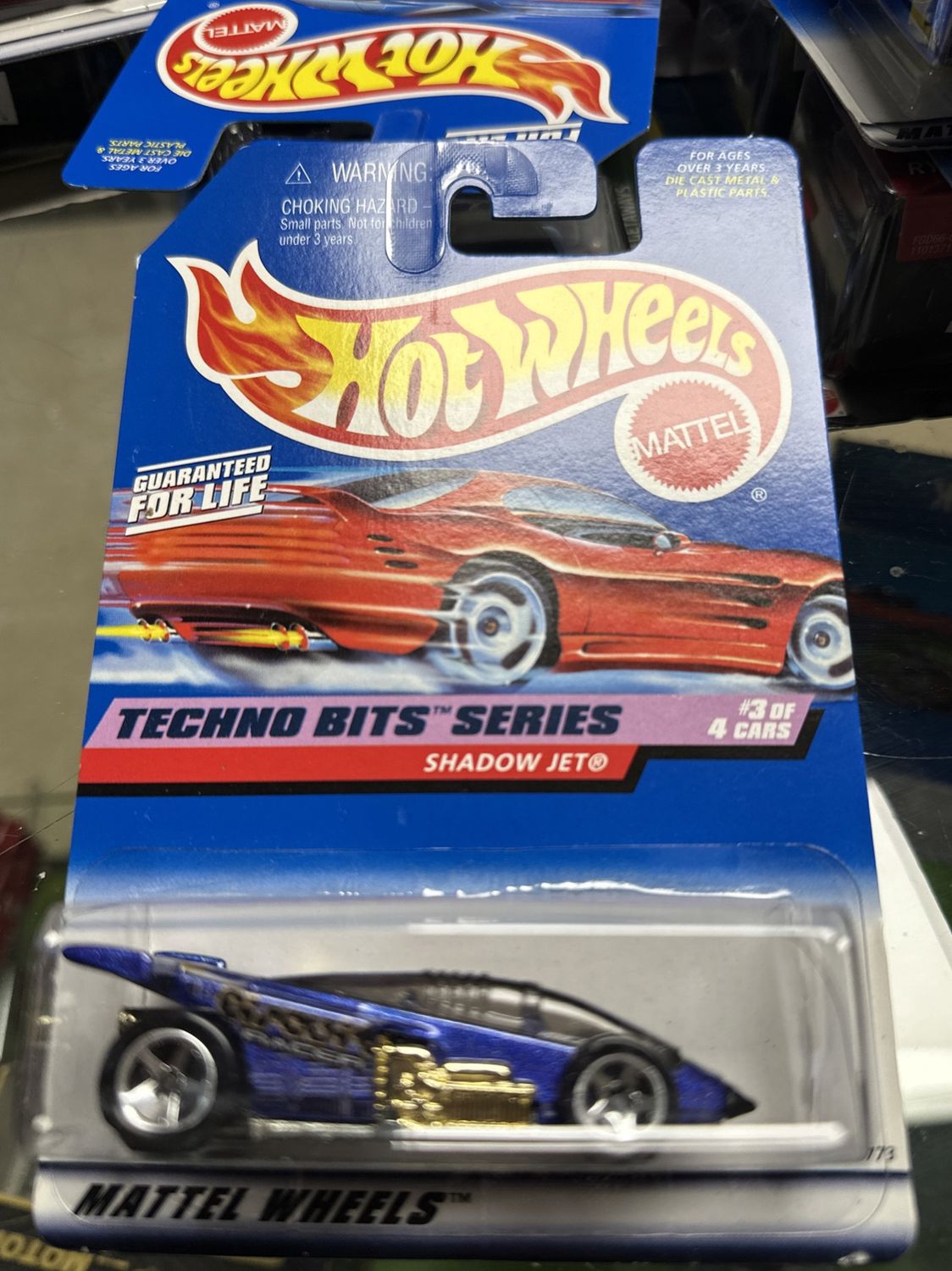1998 HOT WHEELS 18773 Techno Bits Series #3 Shadow Jet MOC