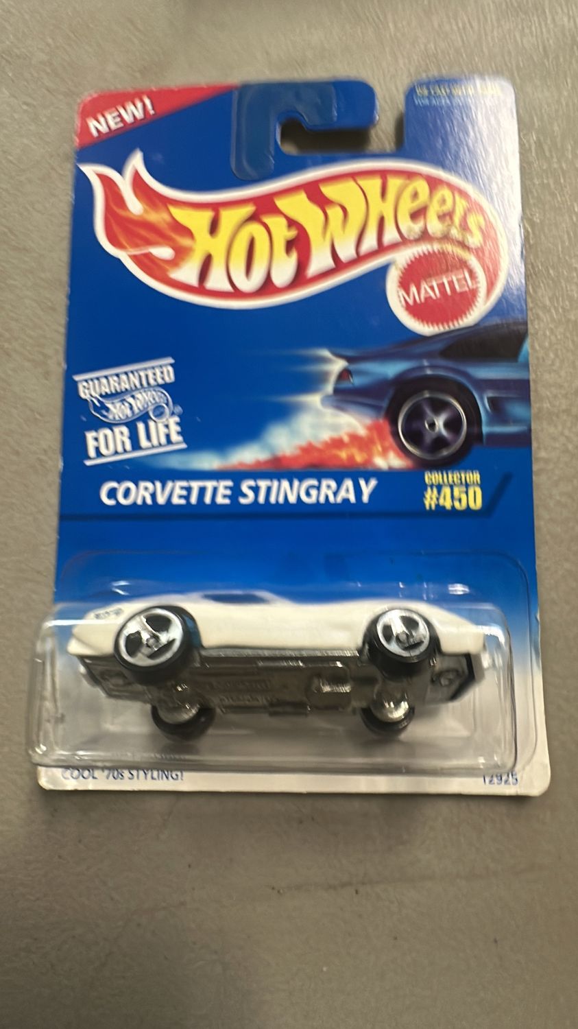 Hot Wheels Corvette Stingray C3 White