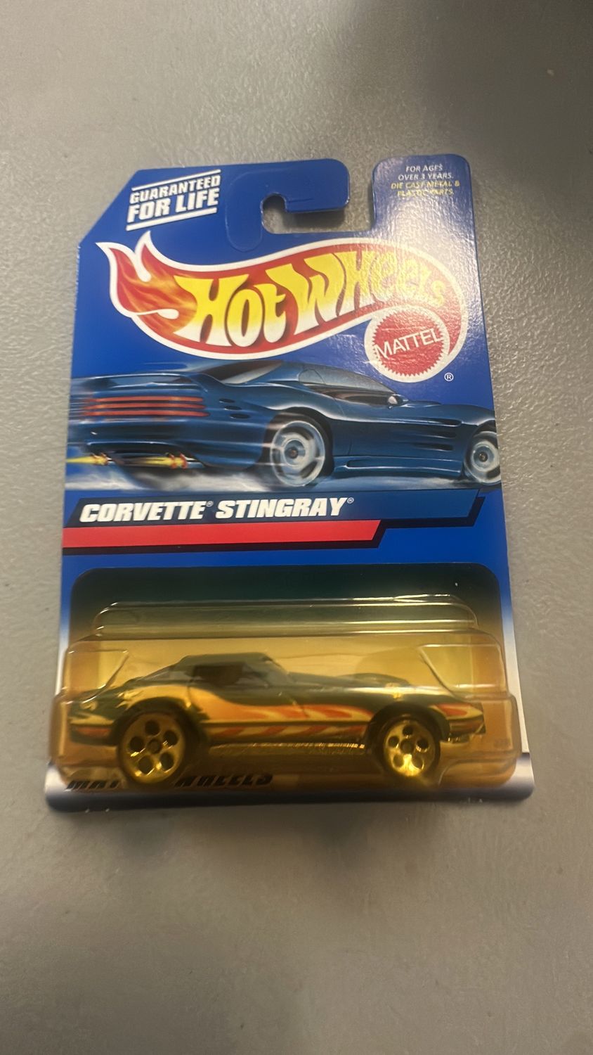 Hot Wheels Corvette Stingray C3 Blue Flame 