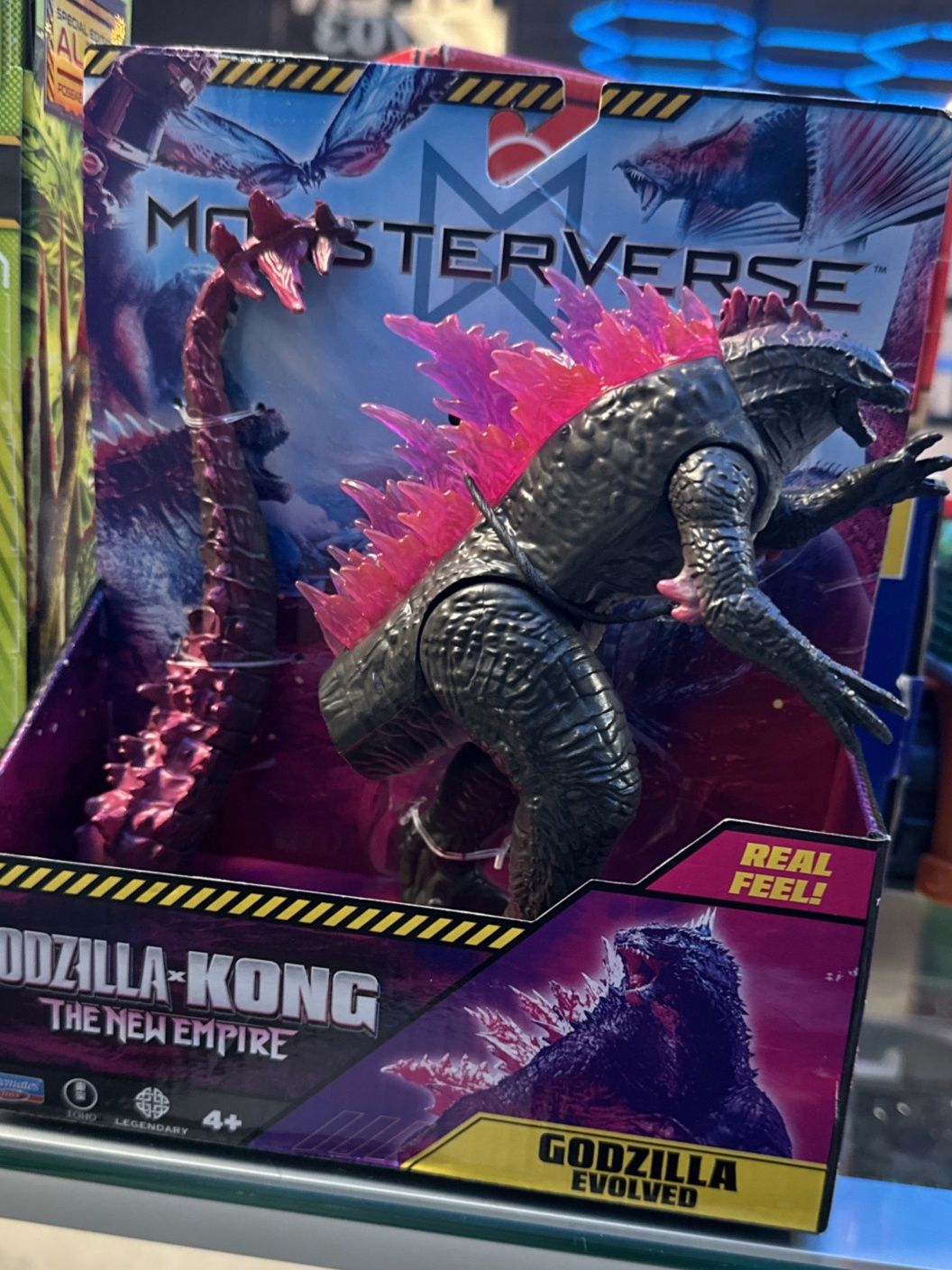 2025 Godzilla x Kong: New Empire GODZILLA EVOLVED REAL FEEL Action Figure