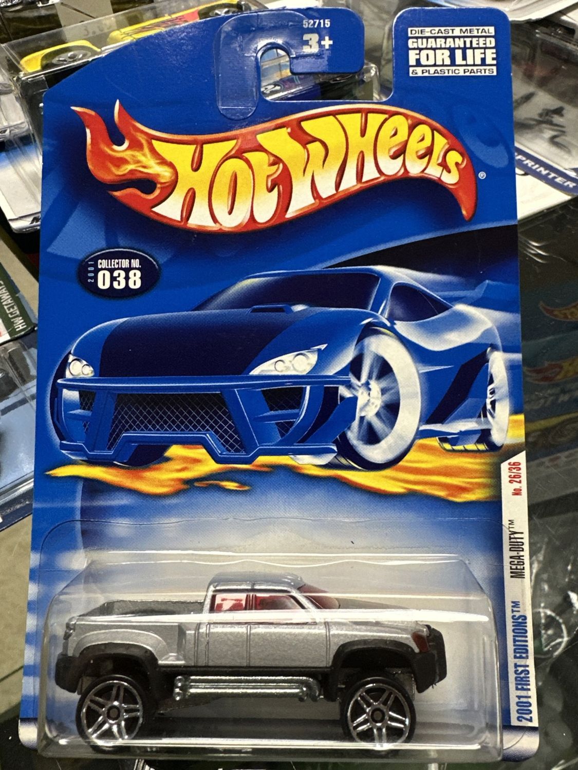 2001 Hot Wheels First Editions Mega-Duty 26/36 Collector #038 1:64