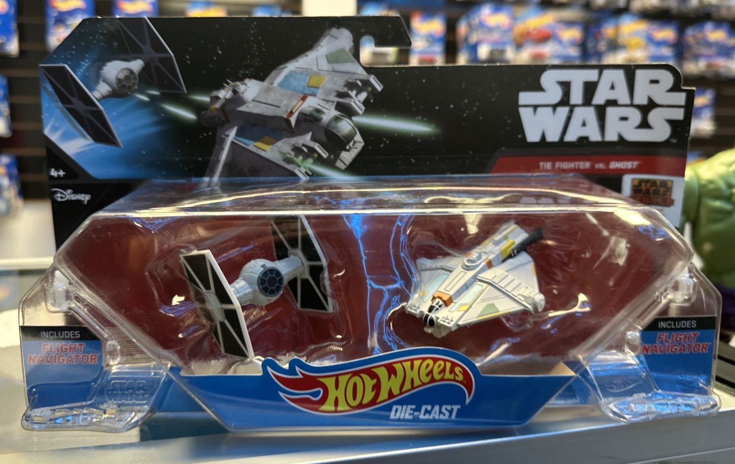 Hot Wheels Star Wars Rebels Diecast Tie Fighter vs Ghost