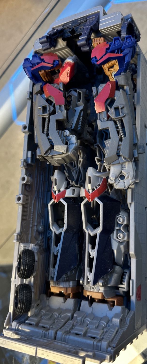 Transformers Optimus Prime Dark Side If The Moon Trailer &amp; Figure Parts Only 