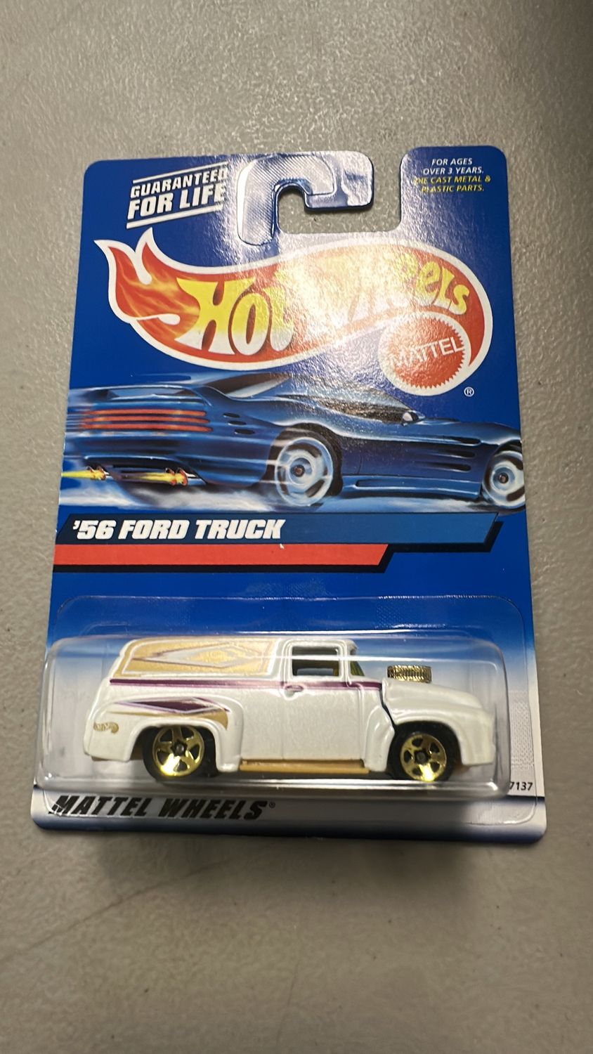 Hot Wheels ‘56 Ford Truck WhiteGold