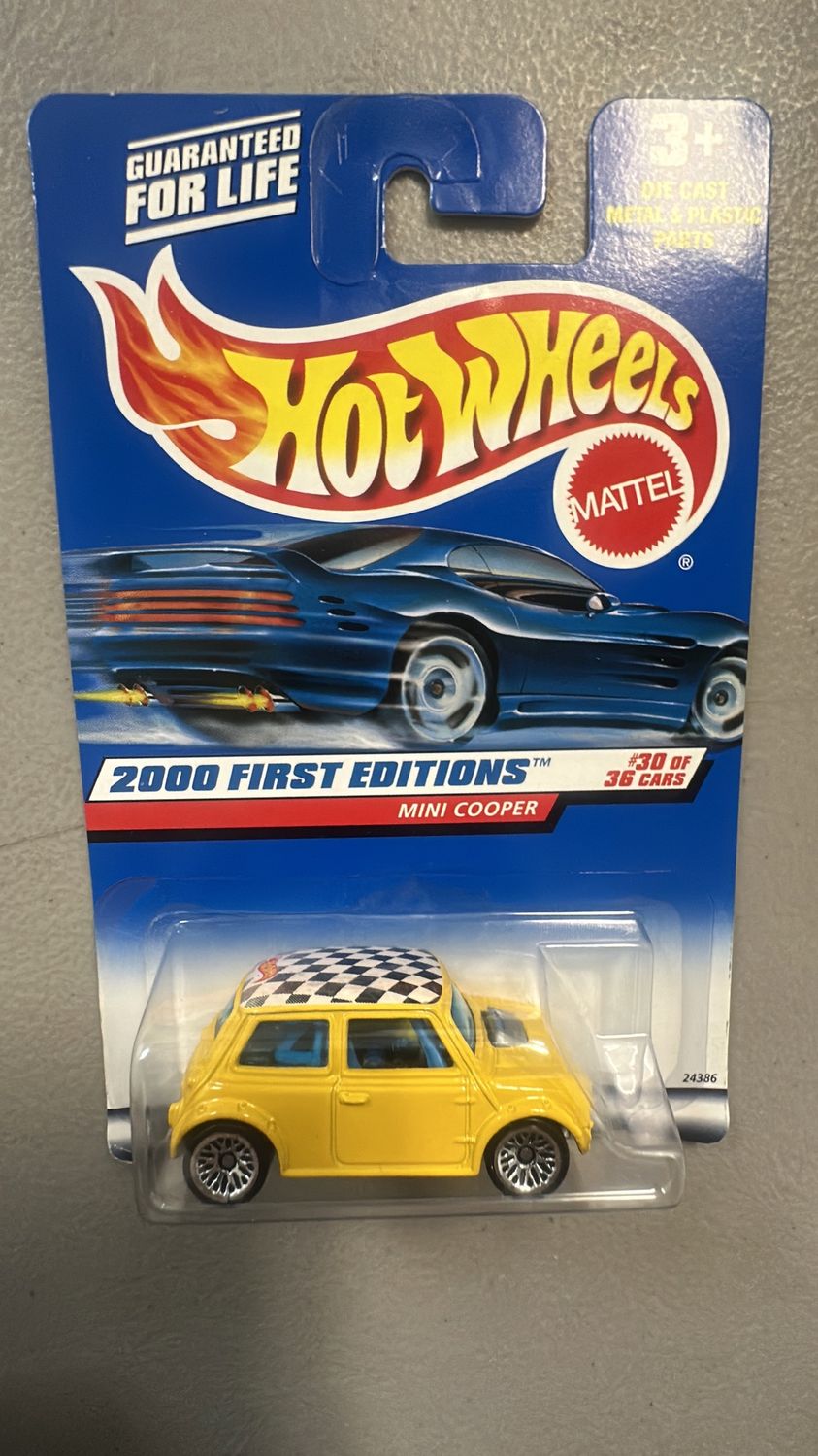 Hot Wheels Mini Cooper Chk Roof