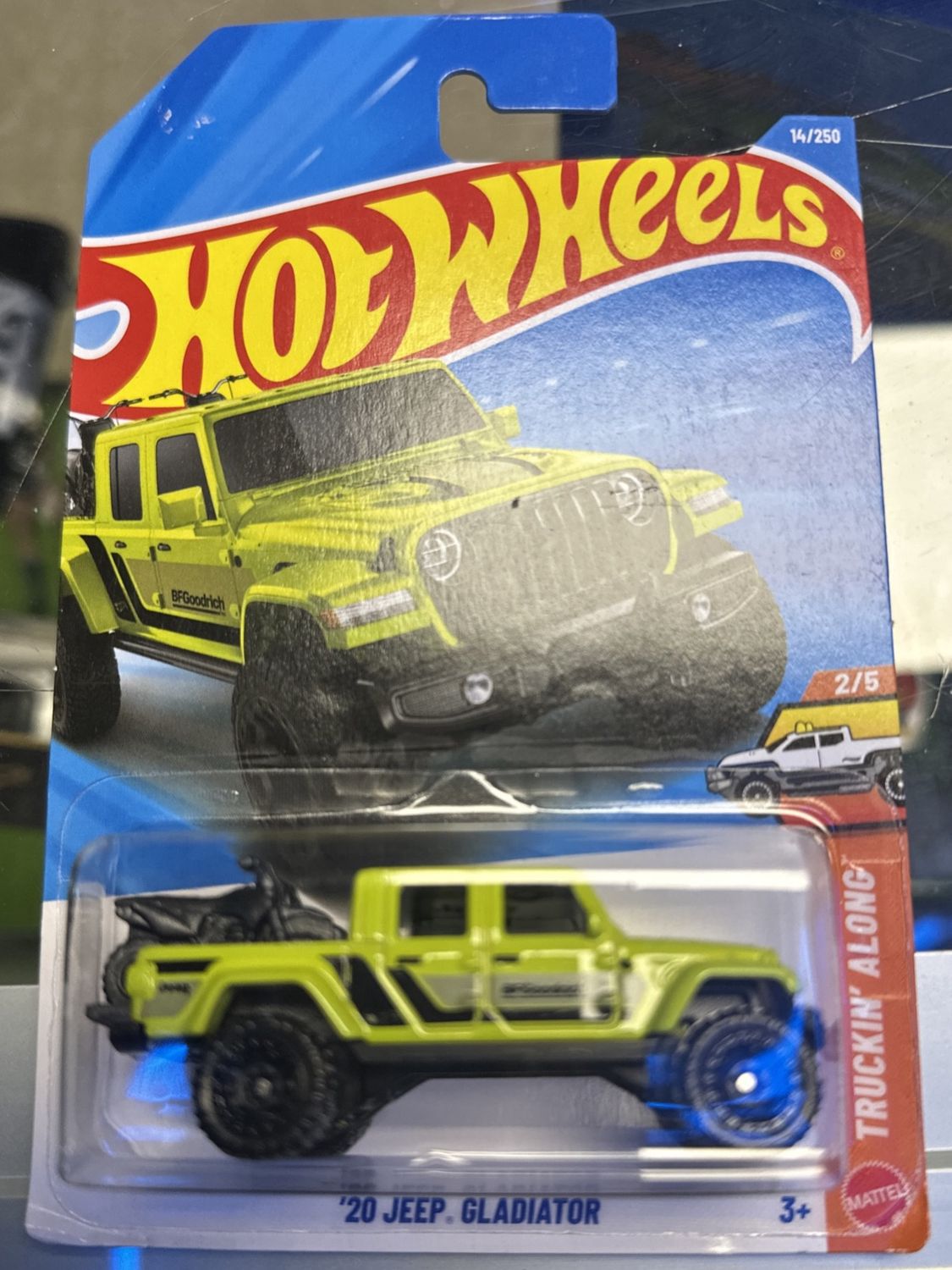 2026 Hot Wheels '20 Jeep Gladiator #14 Lime Green