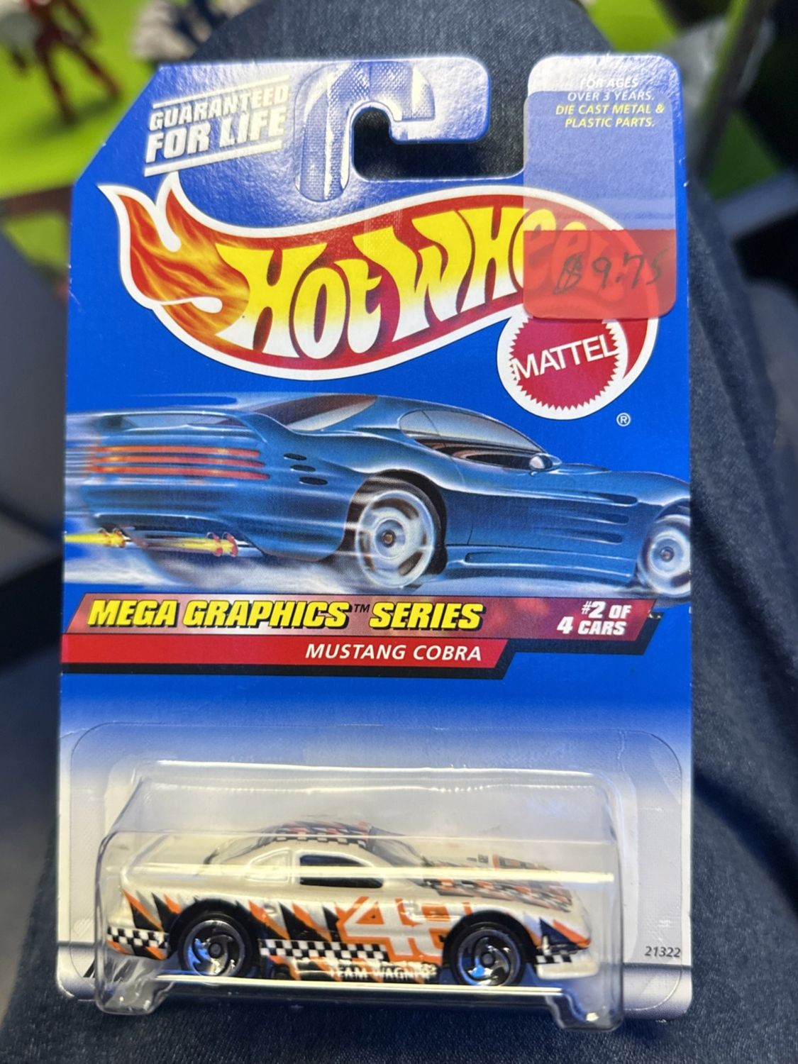 Hot Wheels Mega Graphics Series Mustang Cobra 2 of 4 #974
