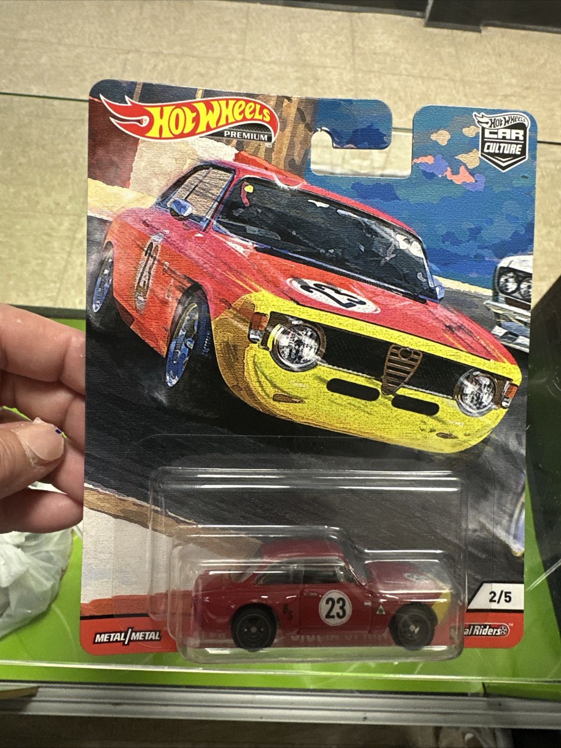 Hot wheels Alfa Romeo Giulia Sprint GTA from Door Slammers set Real Riders new