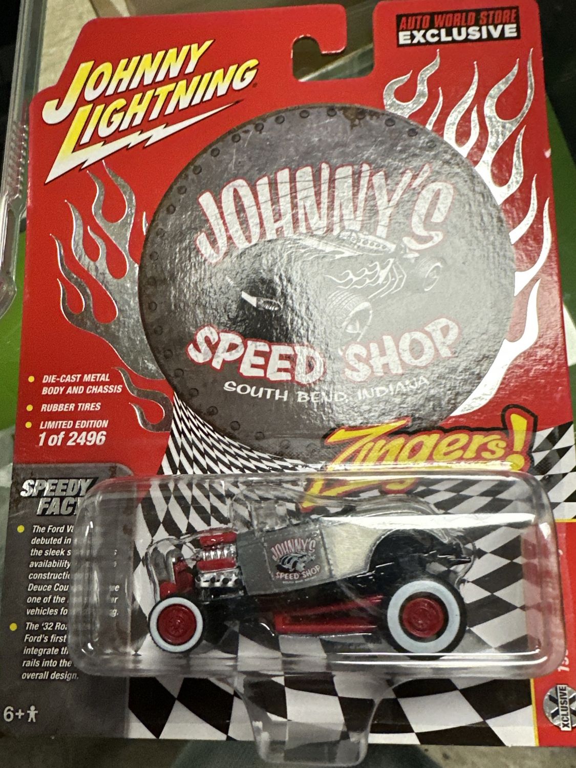 Johnny Lightning Street Freaks Zingers 1932 Ford Hi-Boy - AW Exclusive 1:64 Car