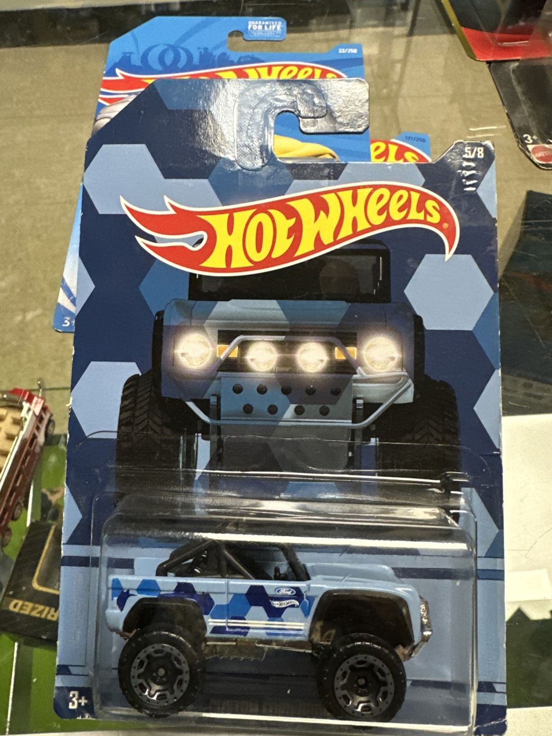 Hot Wheels 2017 Camouflage Series 5/8 Blue Camo Custom Ford Bronco A7