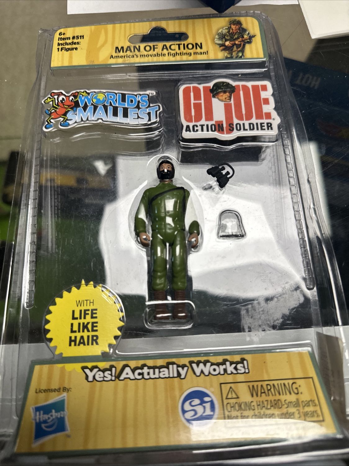 World’s Smallest Gi Joe Action Soldier Figure, Man Of Action 