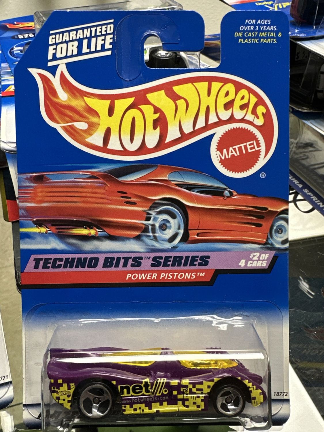 1998 HOT WHEELS 18772 Techno Bits Series #2 Power Pistons MOC