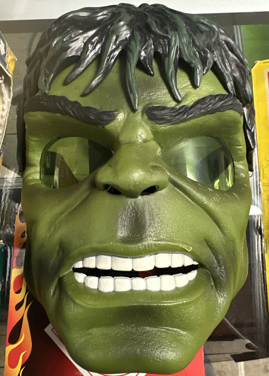 Incredible Hulk Mask Power Glow Light Up Halloween Cosplay Marvel Avengers 2008