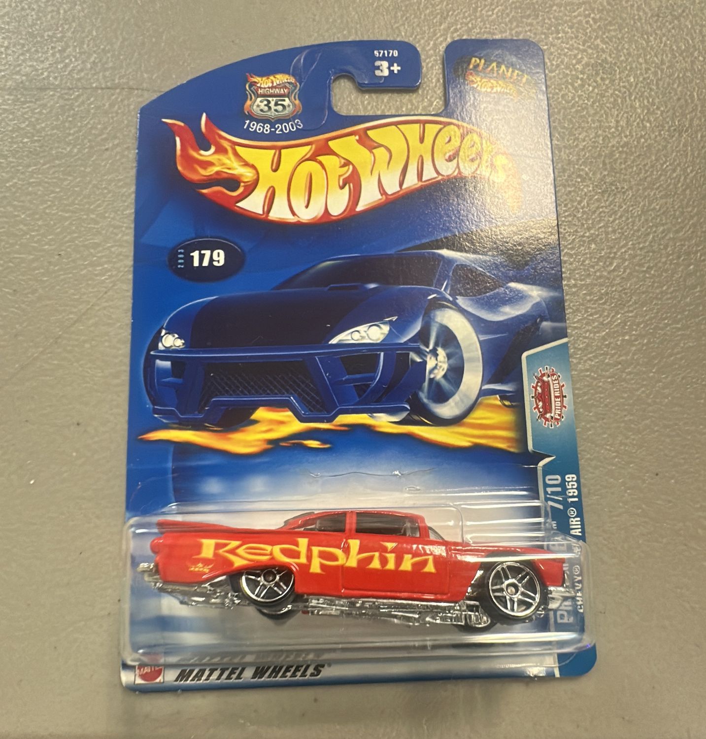 Hot Wheels Chevy Bel Air Redphin Pride Rides