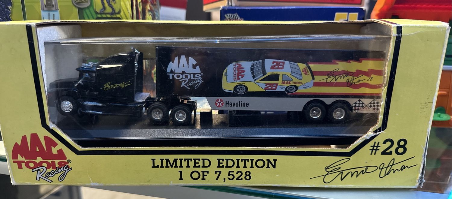 Ernie Irvin # 28, Mac Tools Racing Diecast 1:87 Team Transporter