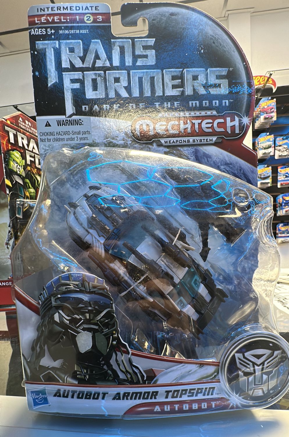 Transformers, dark of the moon autobot armor top spin