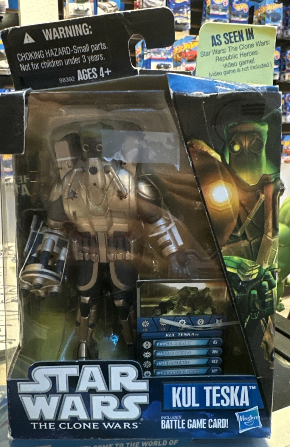 Star Wars: The Clone Wars Kul Taska 6" Action Figure Battle Game New Open Box