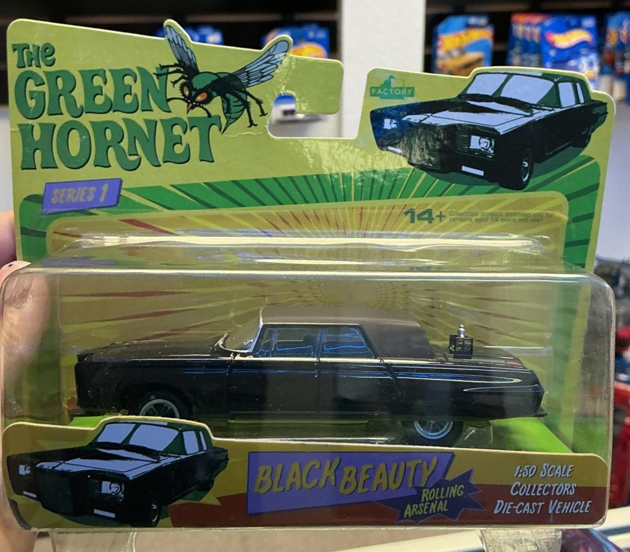 The Green Hornet Black Beauty Rolling Arsenal 1:50 Scale TV Show Die-cast (MISP)