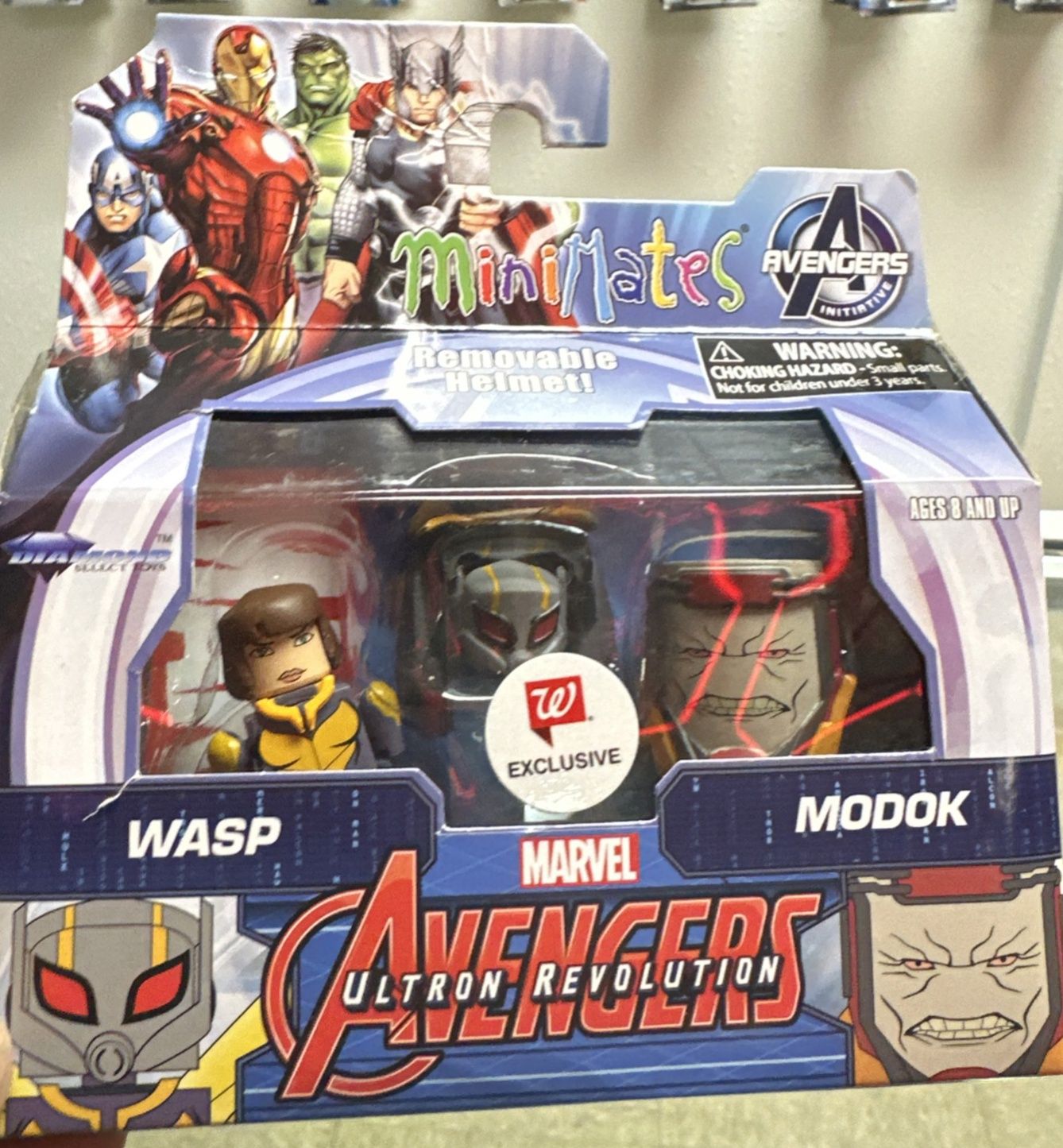 Diamond Select Toys Marvel Minimates AVENGERS ULTRON REVOLUTION WASP MODOK