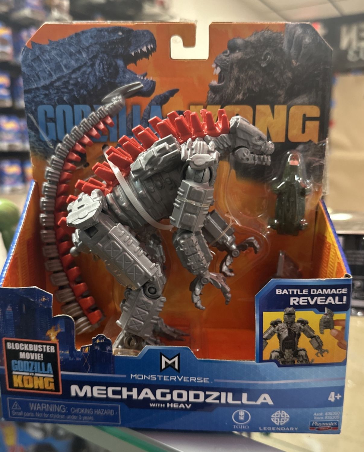 Battle Roar Mechagodzilla 7 in. Figure Monsterverse Playmates Now