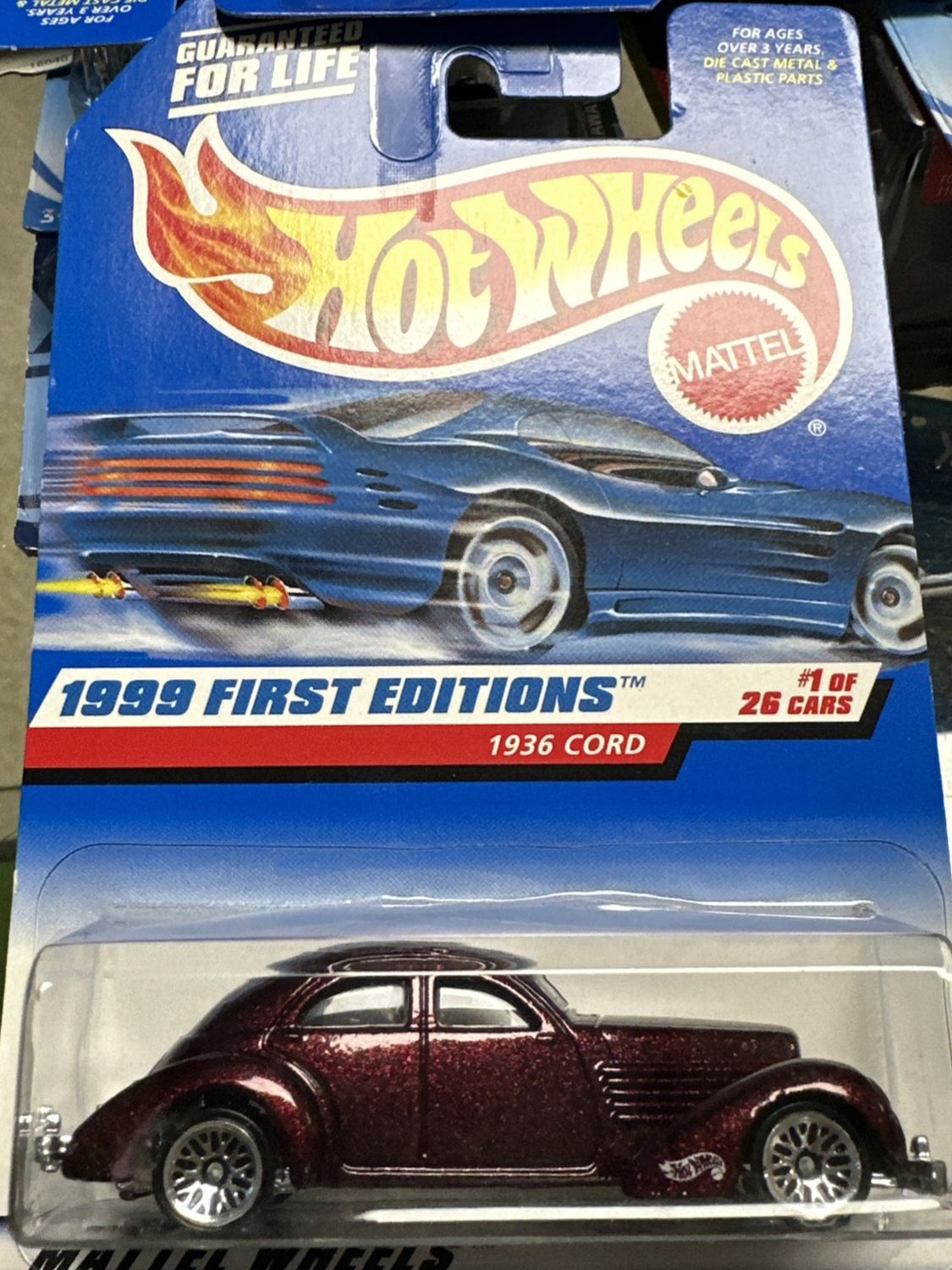 Hot Wheels 1999 First editions 1936 Cord #19642 #649