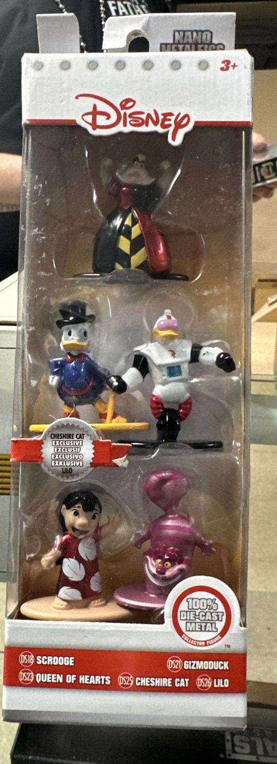 Disney Nano MetalFigs 100% Die-Cast Metal 5 Pack Figure Collector’s Jada Set