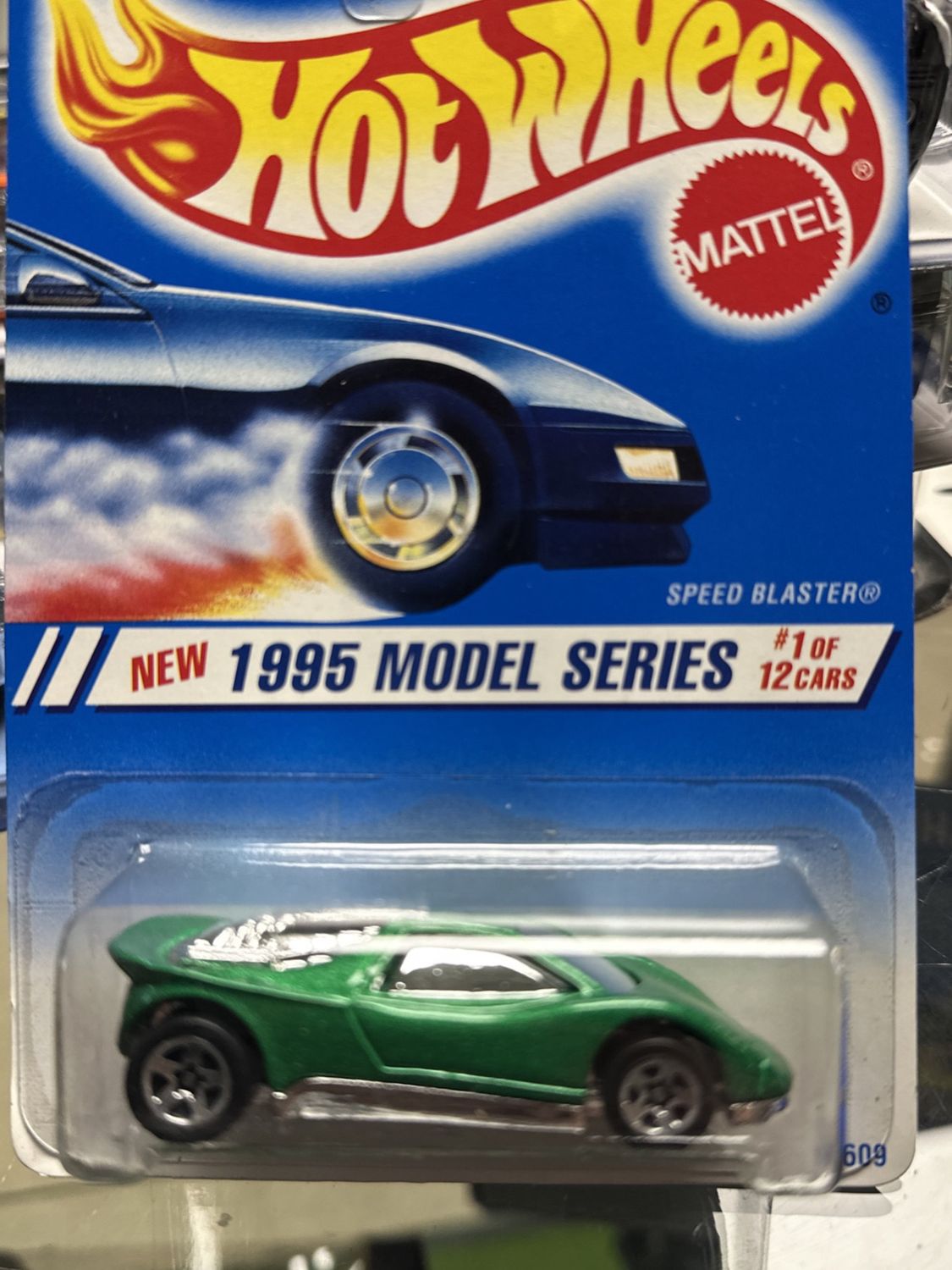 Hot Wheels New 1995 Model Series Speed Blaster #1 of 12 Var Green  5 -Sp #343