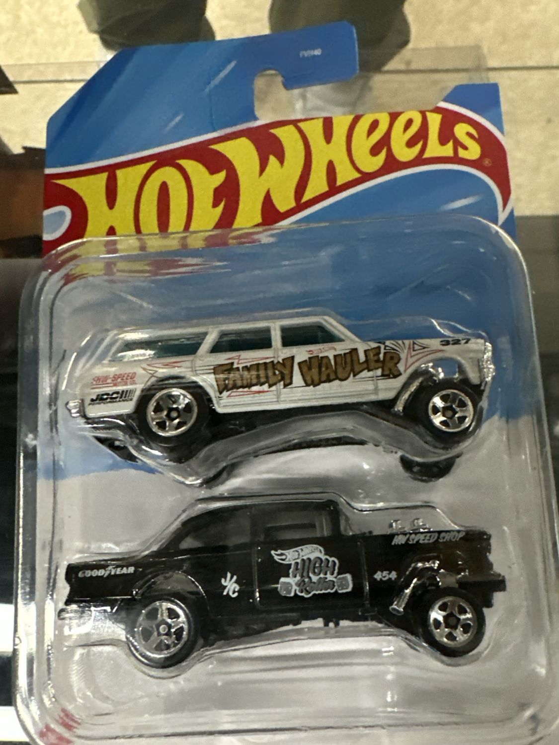 Hot Wheels 2 Pack '55 Bel Air Gasser &amp; '64 Nova Wagon Gasser. Brand New 