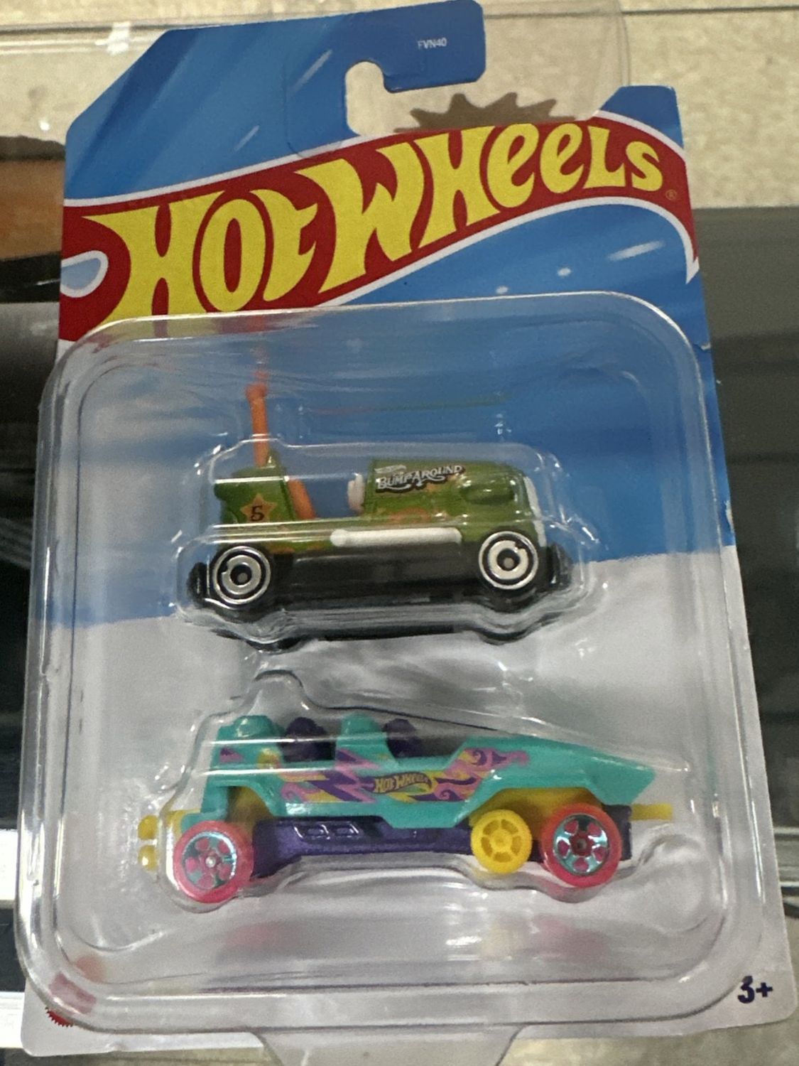 2025 HOT WHEELS 2 PACK BUMP AROUND AND LOOPSTER Multipack Exclusive On Card