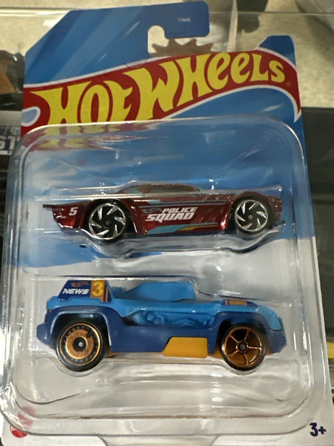 Hot Wheels One Card Set Of 2 Cars 