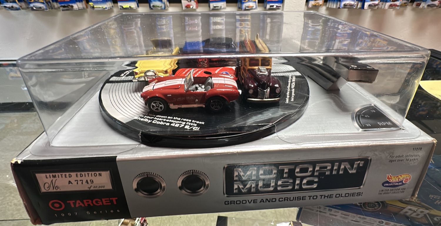 Hot Wheels Motorin' Music 1997 Car Set Target Exclusive Limited Edition Low #'d