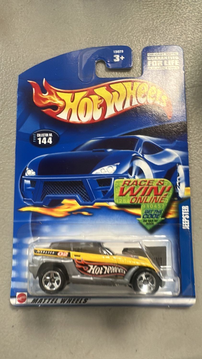 Hot Wheels Jeepster Yellow