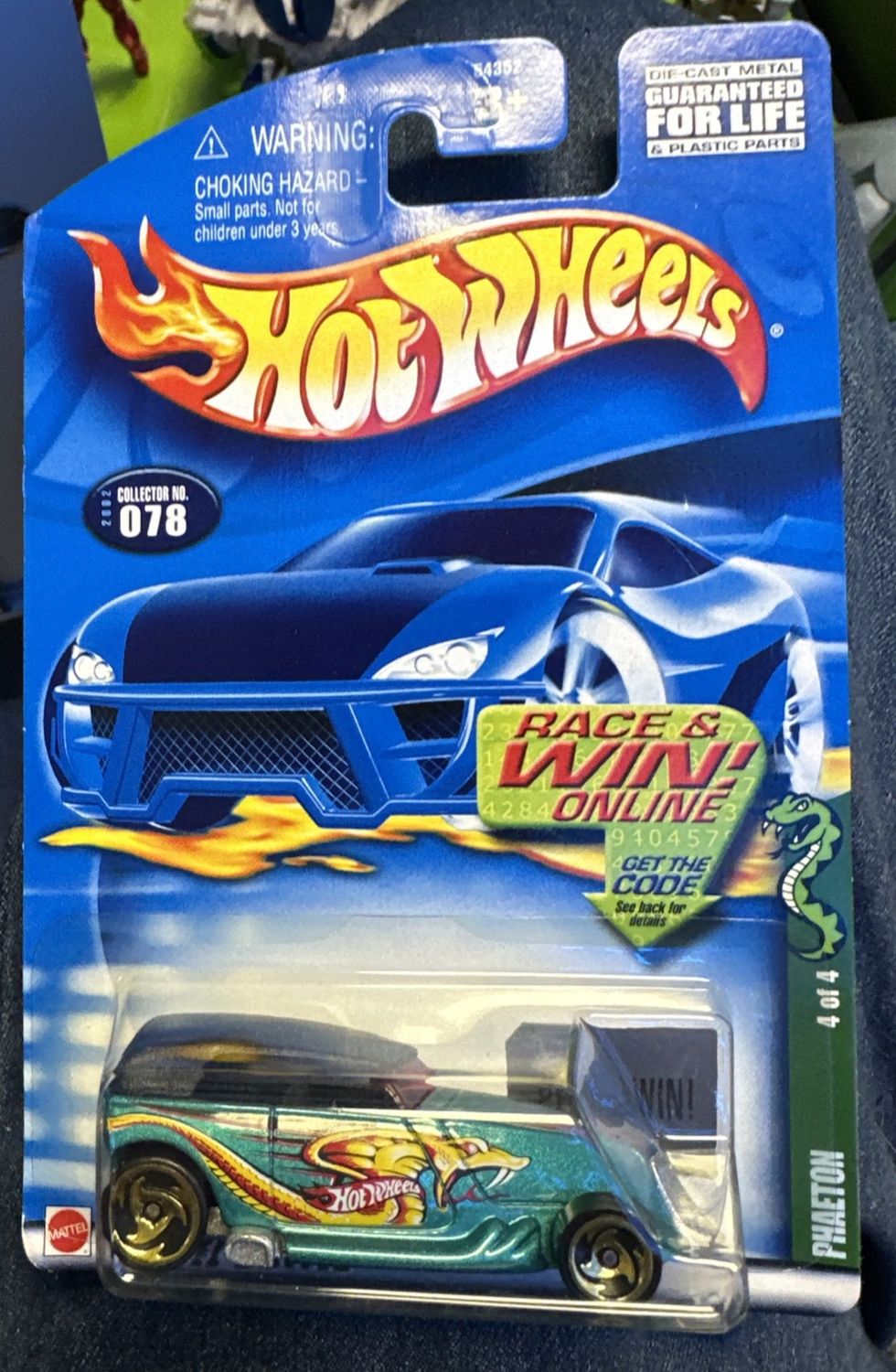 2003 Hot Wheels Phaeton Sega Skull Design 2003