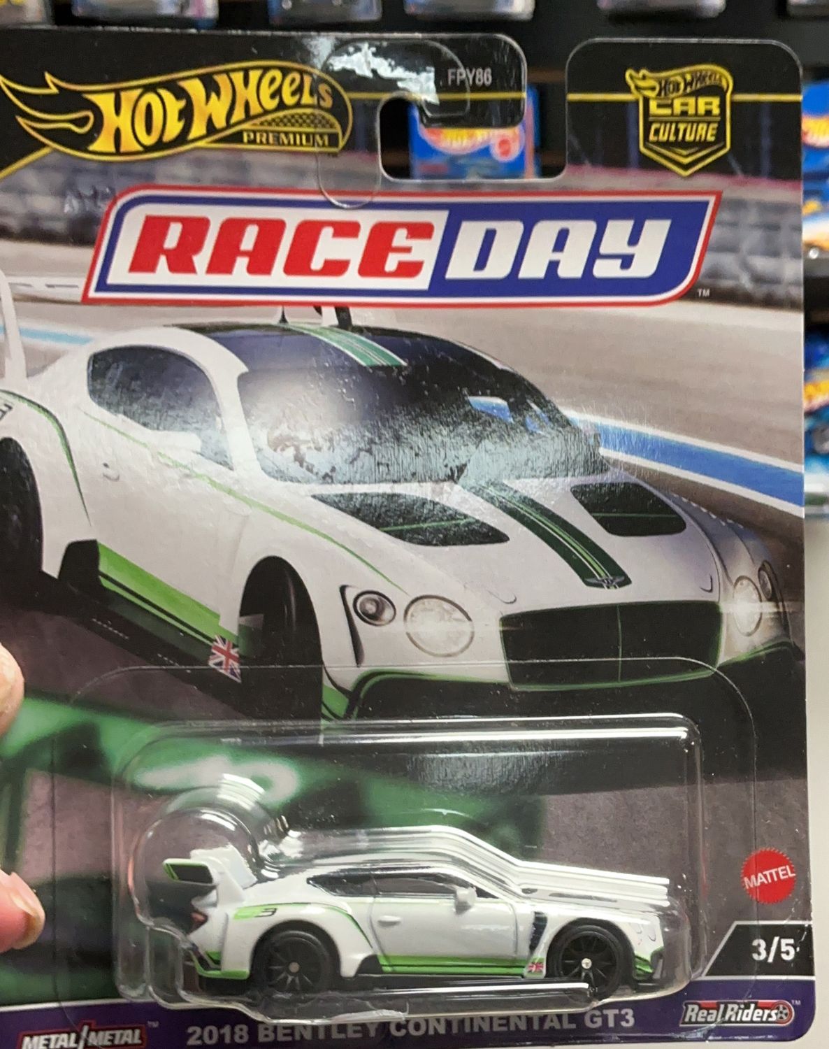 2024 Hot Wheels Car Culture Race Day 2018 Bentley Continental GT3 #3/5 HRV93-7B