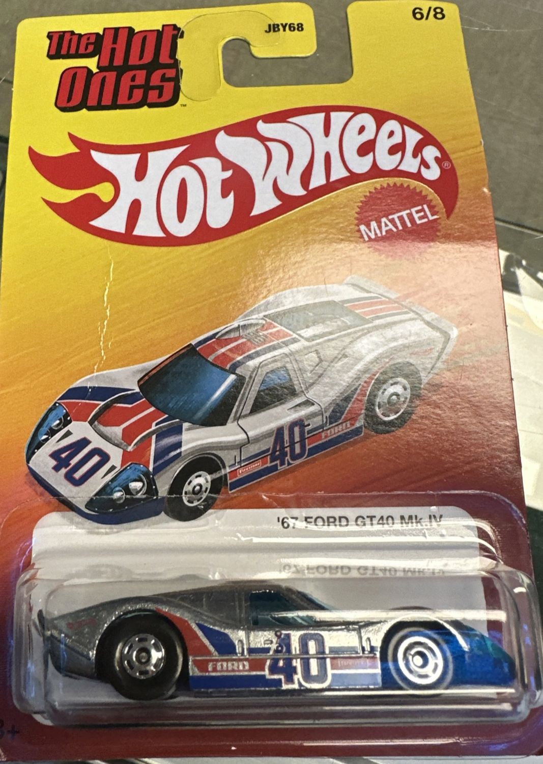 1967 Ford GT40 Mk.IV - Hot Wheels 2026 - The Hot Ones 6/8  - Zamac
