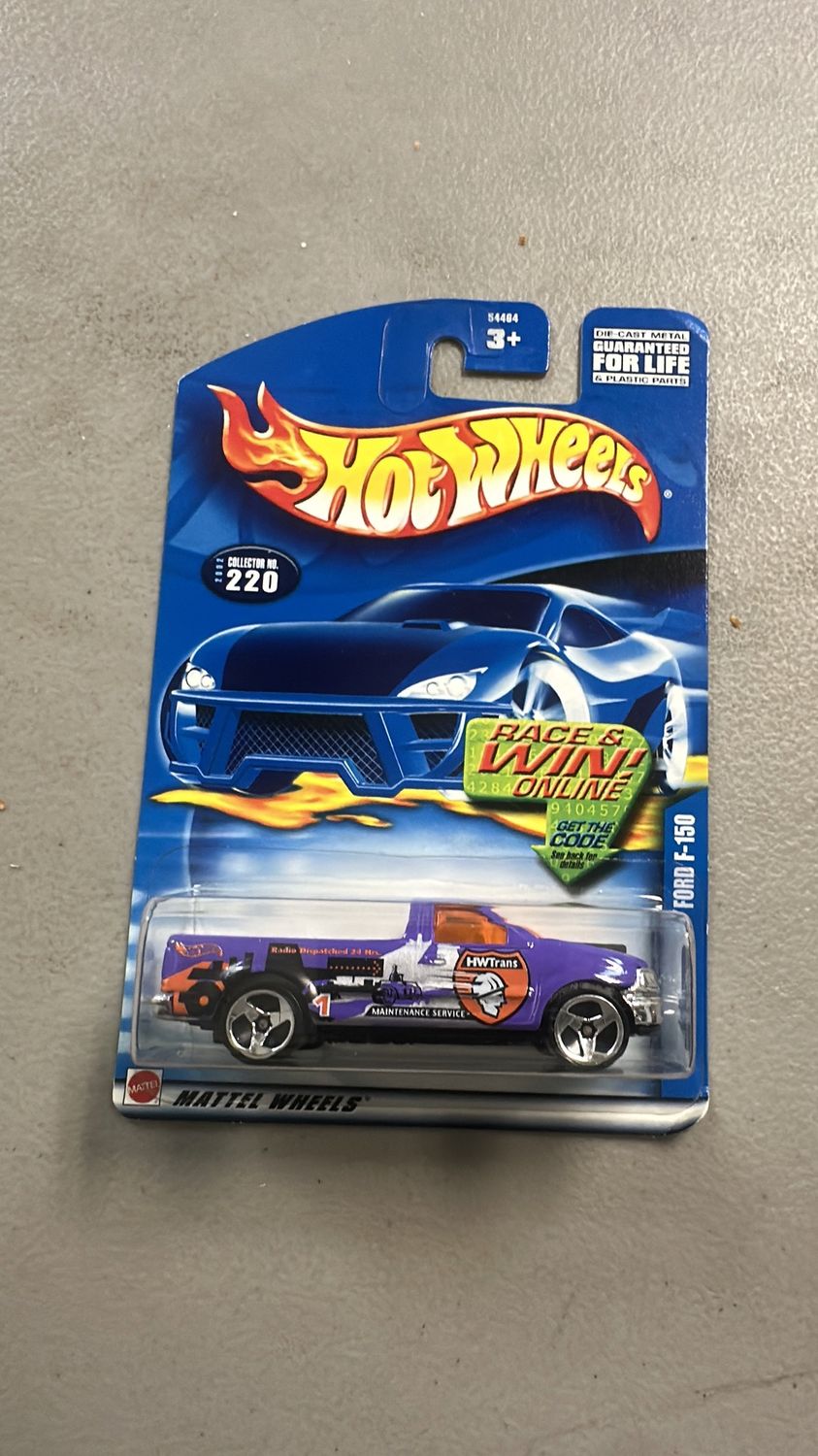 Hot Wheels Ford F-150 Purple