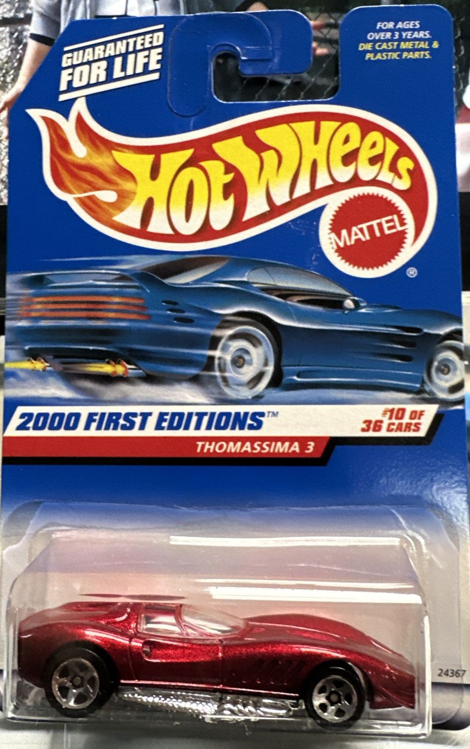 2000 HOT WHEELS  first editions  #070 THOMASSIMA 3 BURGUNDY LACE