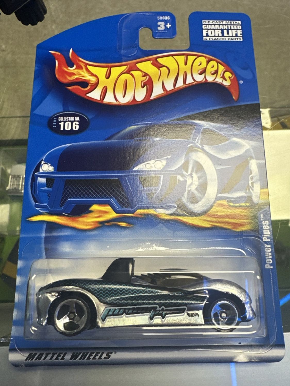 1/64 POWER PIPES HOT WHEELS 2001 #106
