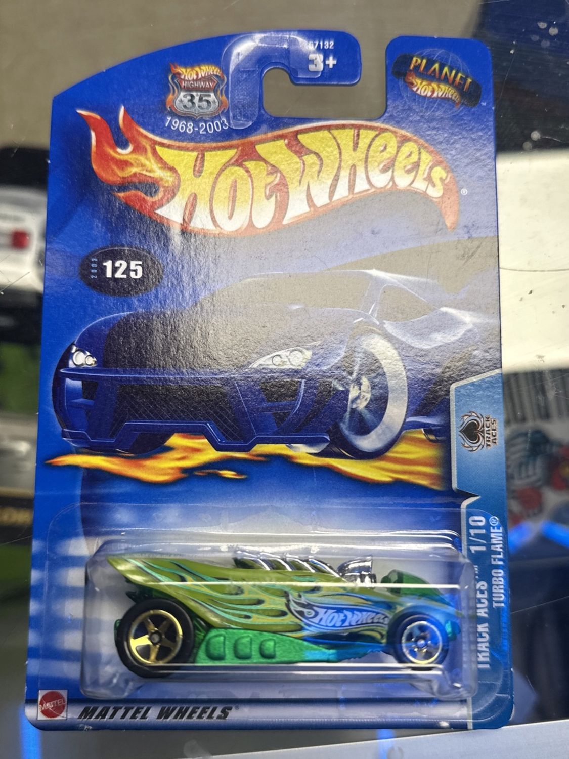 Hot Wheels Track Aces 1 of 10 Turbo Flame 125