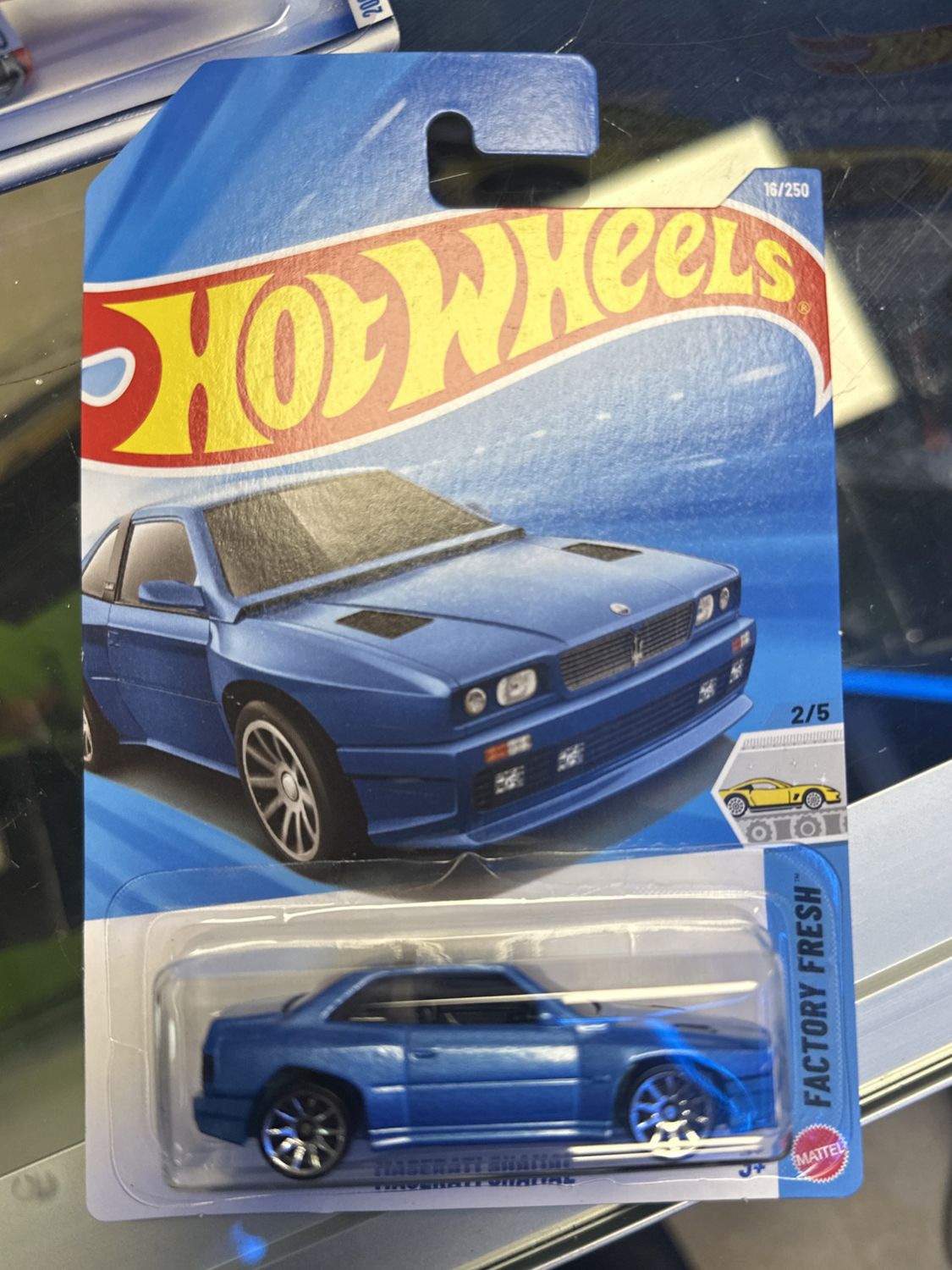 Hot Wheels 2026 A Case Maserati Shamal Factory Fresh #2/5 New Blue Color