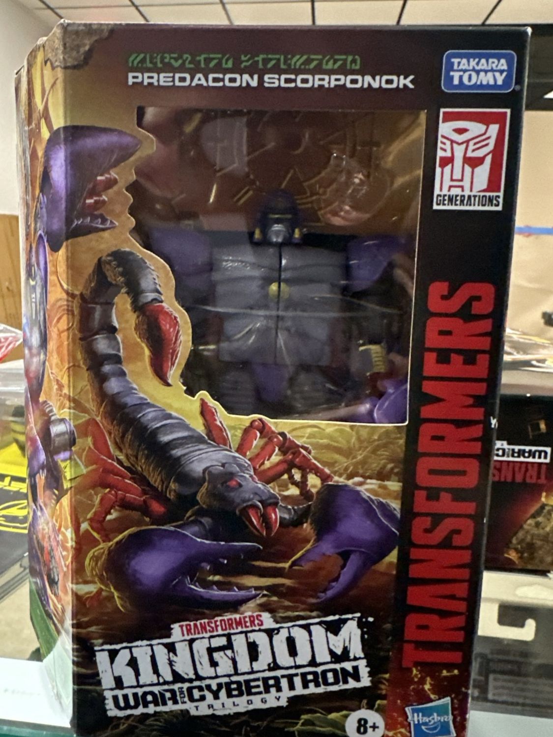 Transformers Scorponok Predacon Action Figure Kingdom War For Cybertron MISB