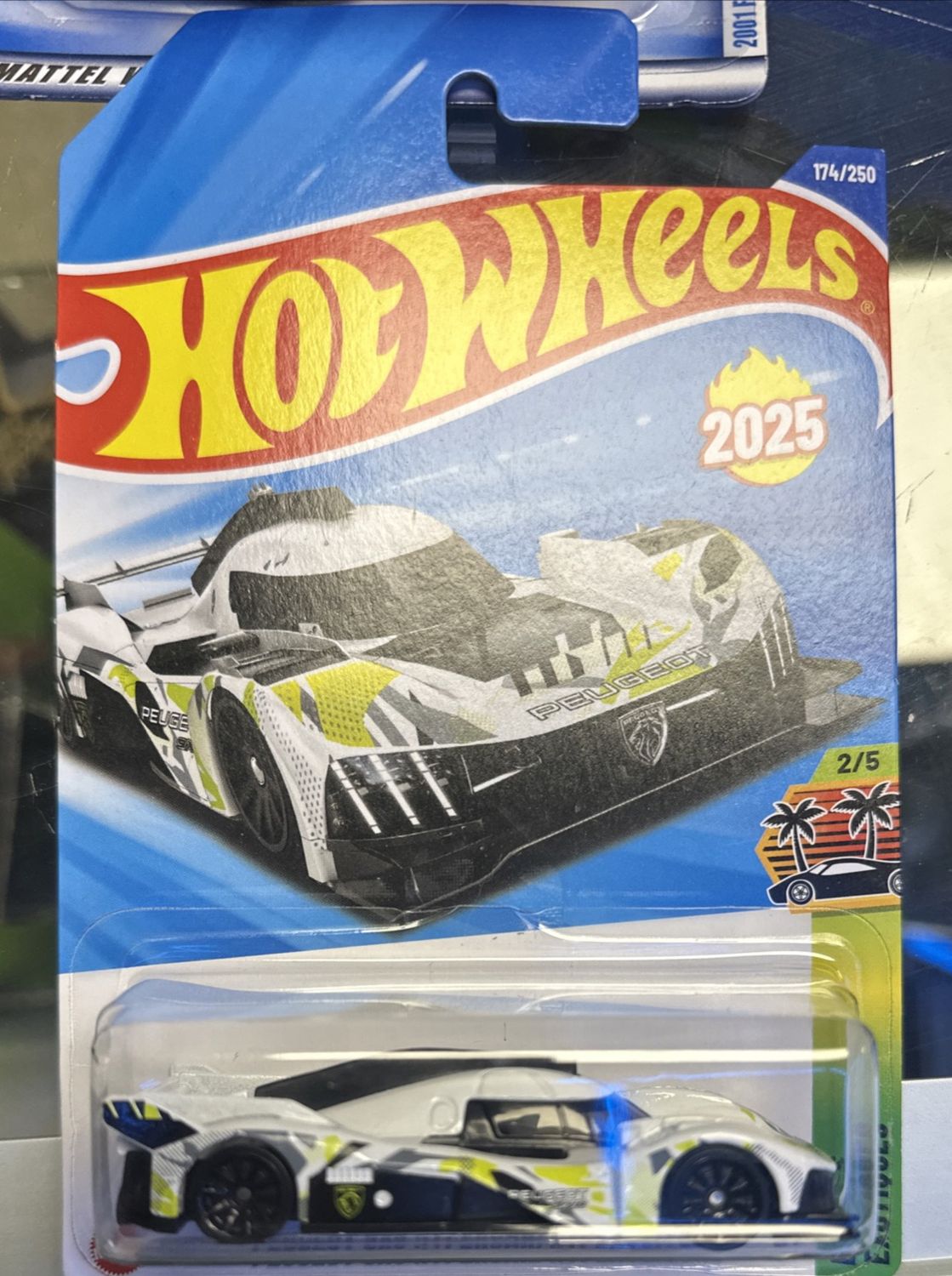 2025 Hot Wheels Peugeot 9x8 Hypercar/hypervoiture 2/5 Exotics #174/250