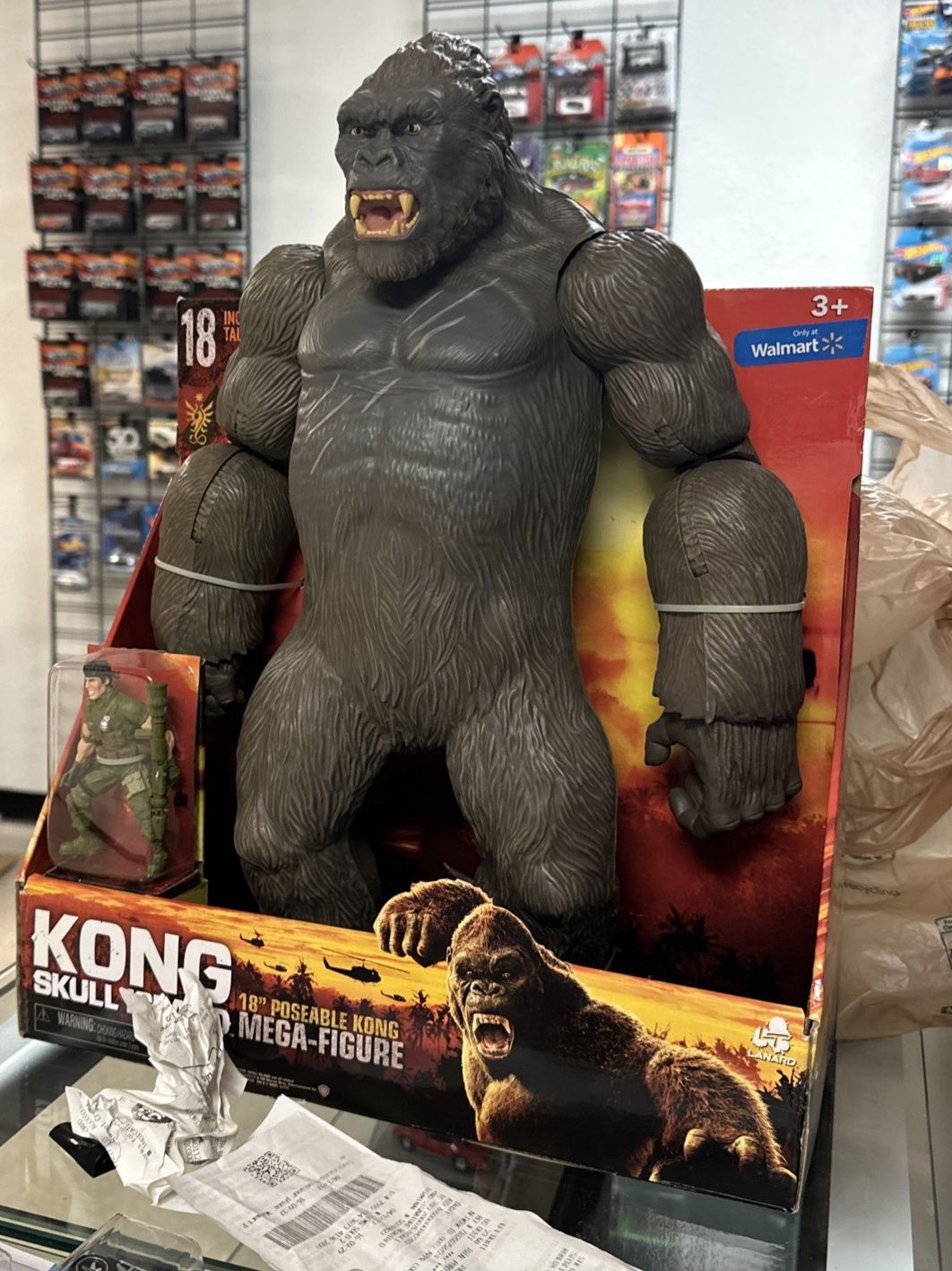 Kong Skull Island 18" Poseable Kong Mega-Figure Lanard Walmart Exclusive NEW