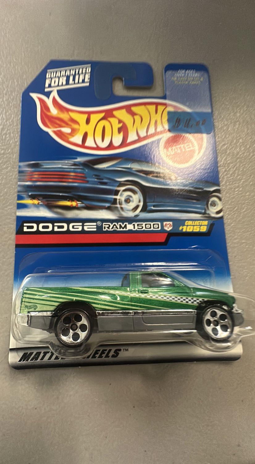 Hot Wheels Dodge Ram 1500 Green Collector #1059