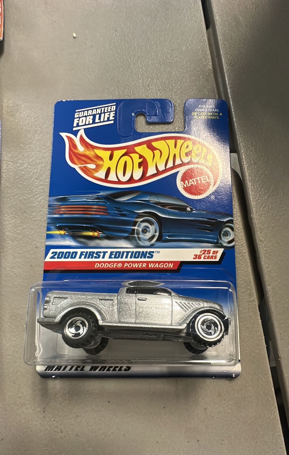 Hot Wheels Dodge Power Wagon Silver