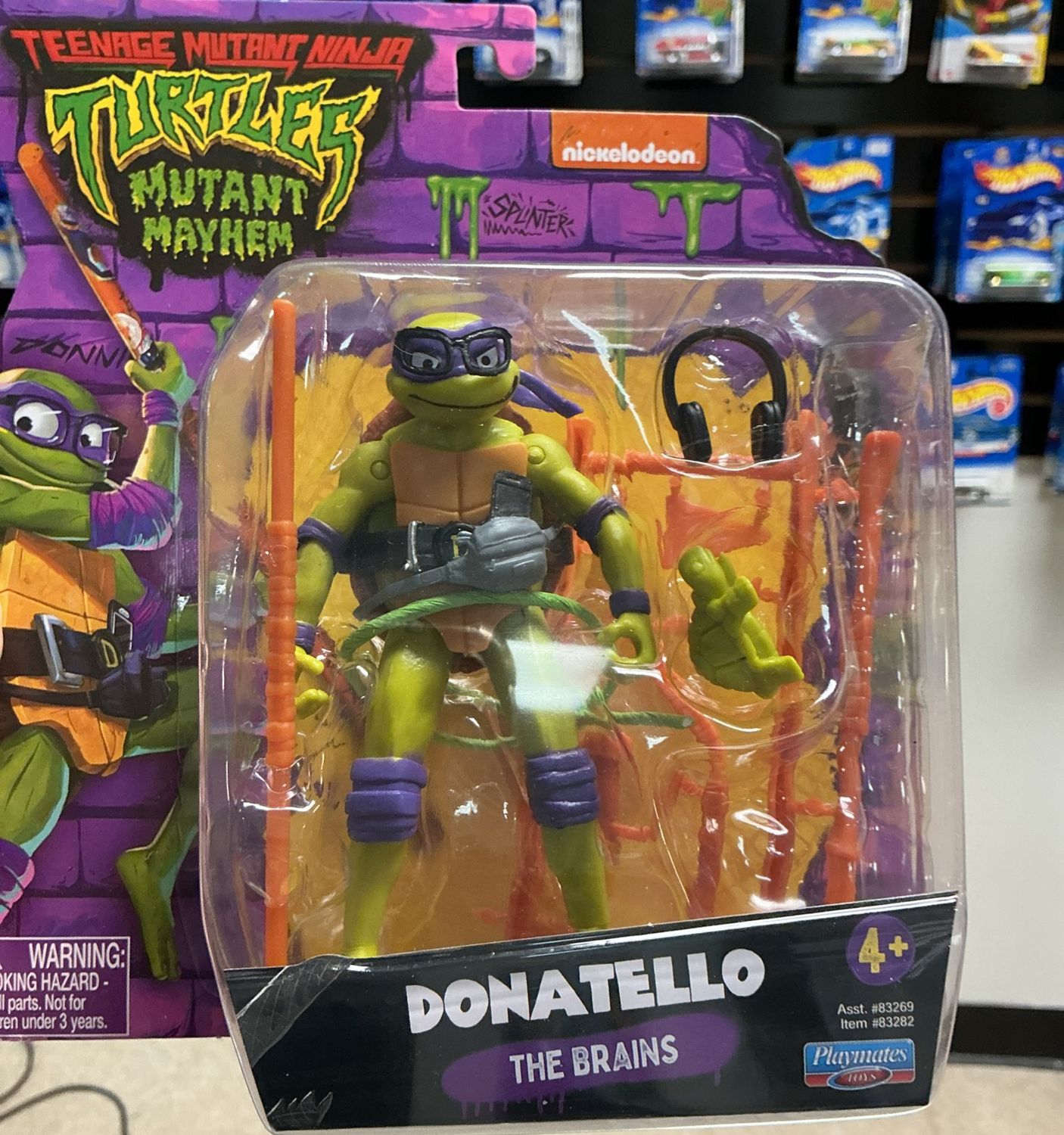 Teenage Mutant Ninja Turtles Mutant Mayhem Donatello Action Figure (Playmates)