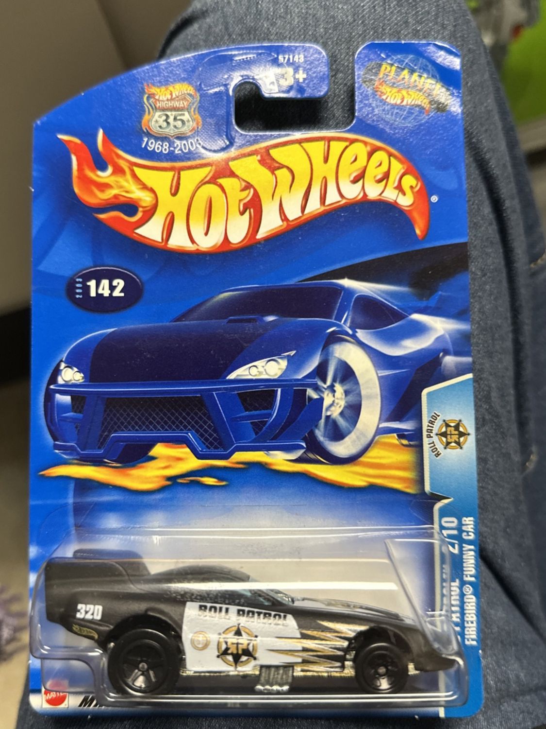 2003 Hot Wheels Roll Patrol Series Firebird Funny Car 2/10 Collector #142