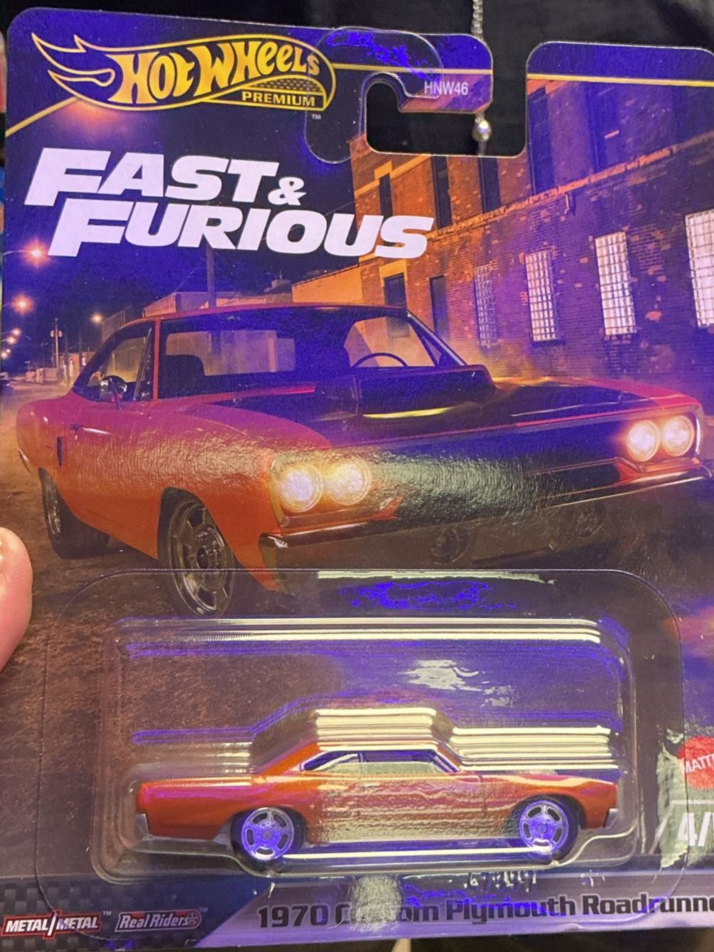 Hot Wheels Fast &amp; furious Premium 1970 Custom Plymouth Roadrunner 